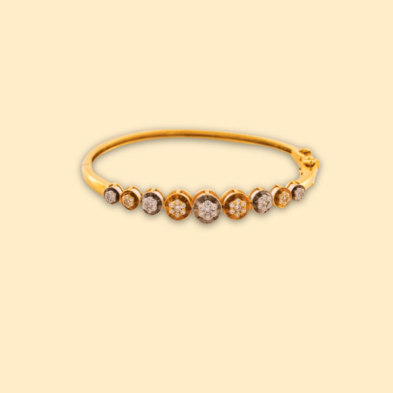 gold & diamond Bangle