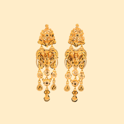 gold earrings