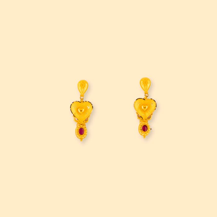 gold & diamond earrings