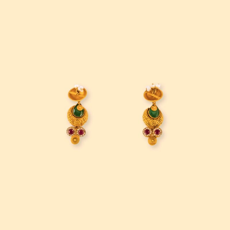 gold & diamond earrings