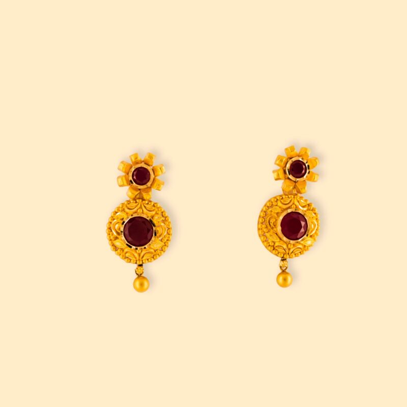 gold & diamond earrings