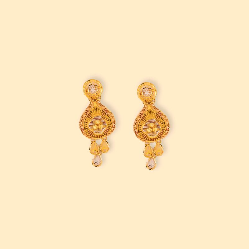 gold earrings
