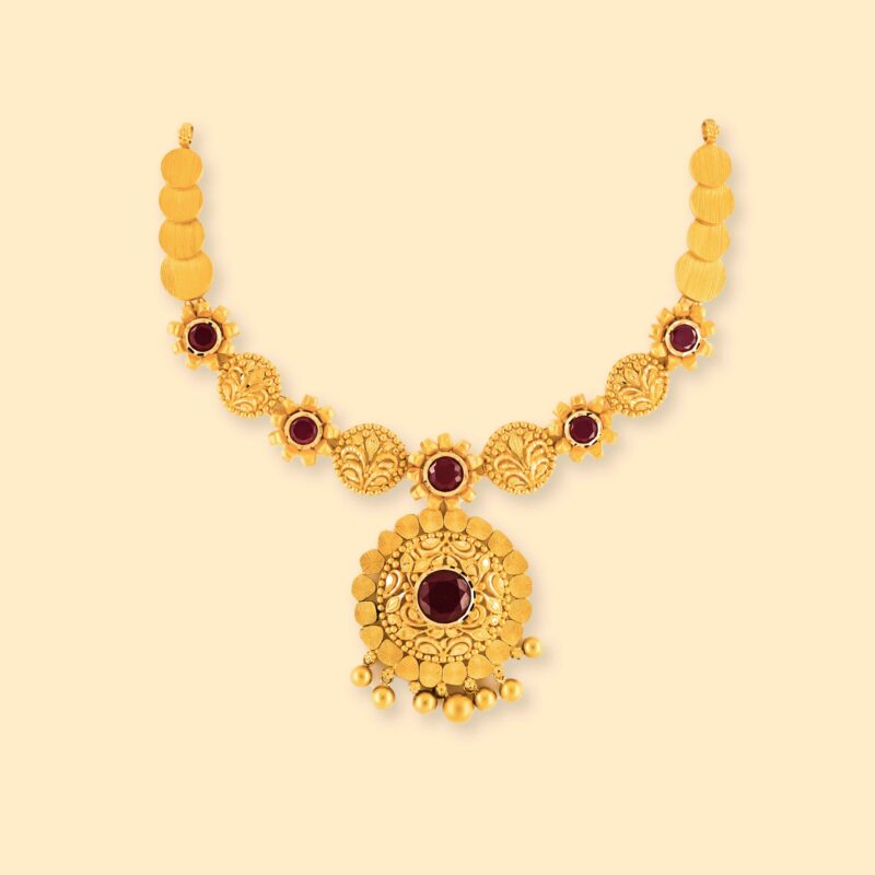 gold and diamond necklace