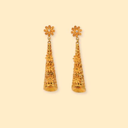 gold earrings