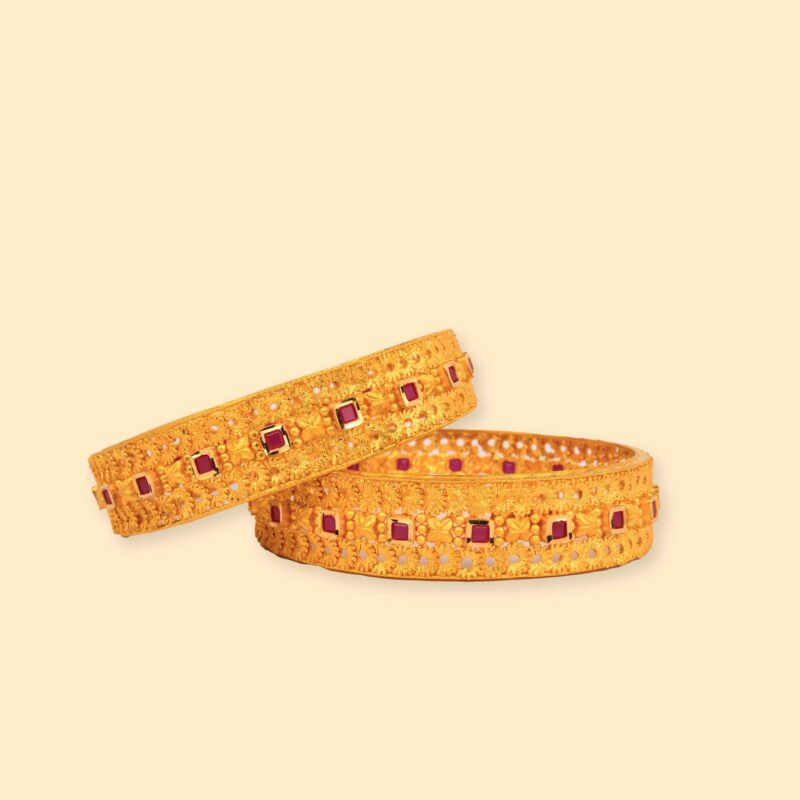 gold and diamond Bangles