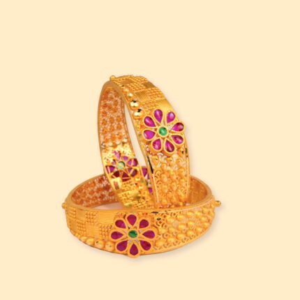 gold & diamond Bangles