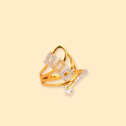 gold & diamond ring
