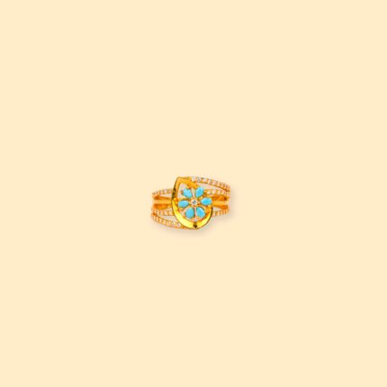 gold & diamond ring
