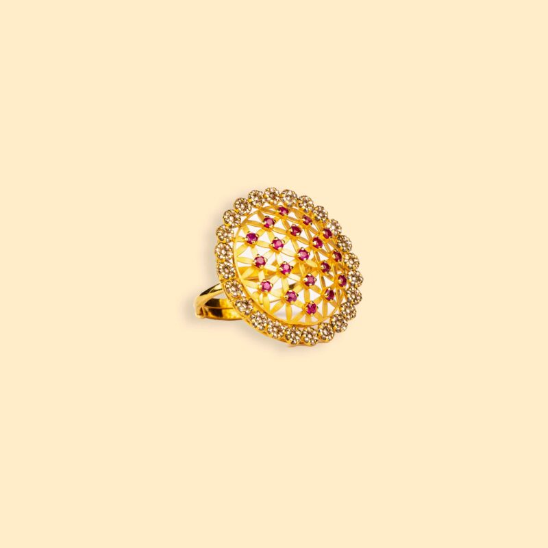 gold & diamond ring