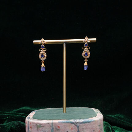 Royal Sapphire Drop Earrings