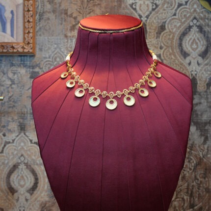 Moonlit Charm Gold Necklace