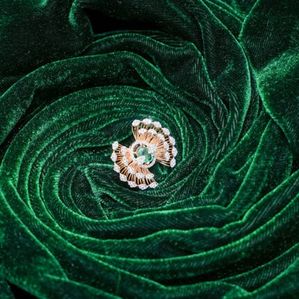 Twilight Spiral Diamond Ring